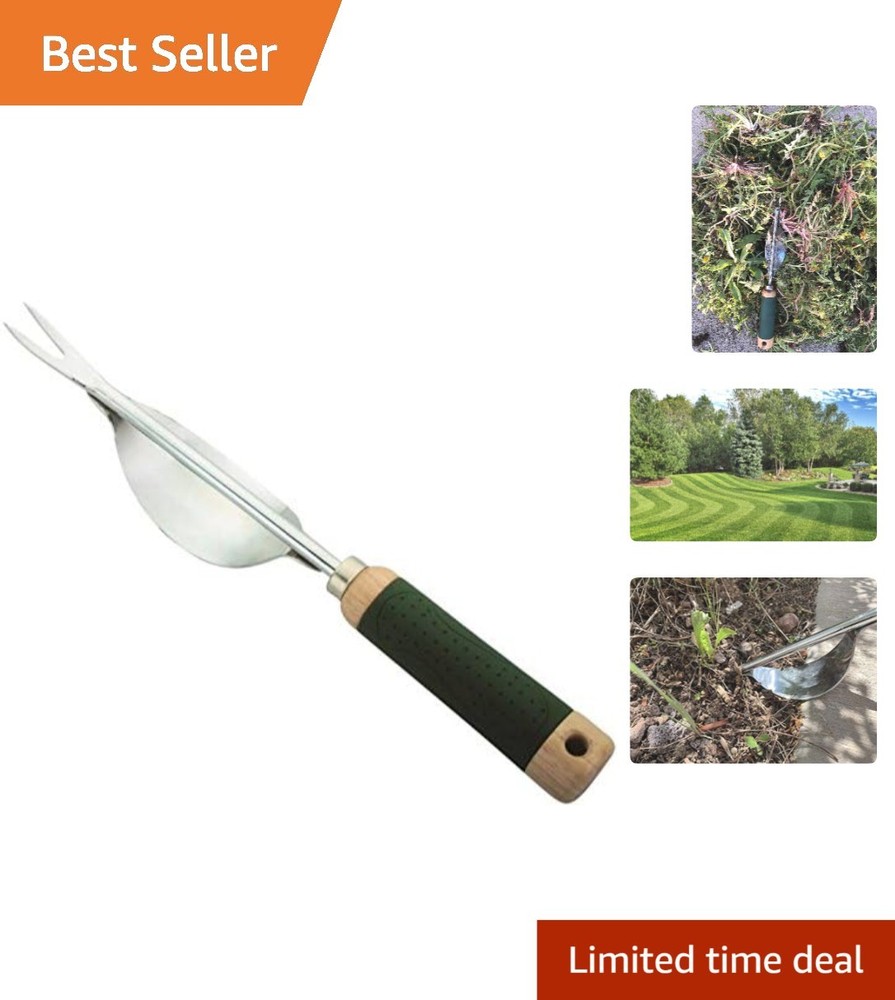 Heavy Duty Weeding Tool with Rustproof Steel Handle