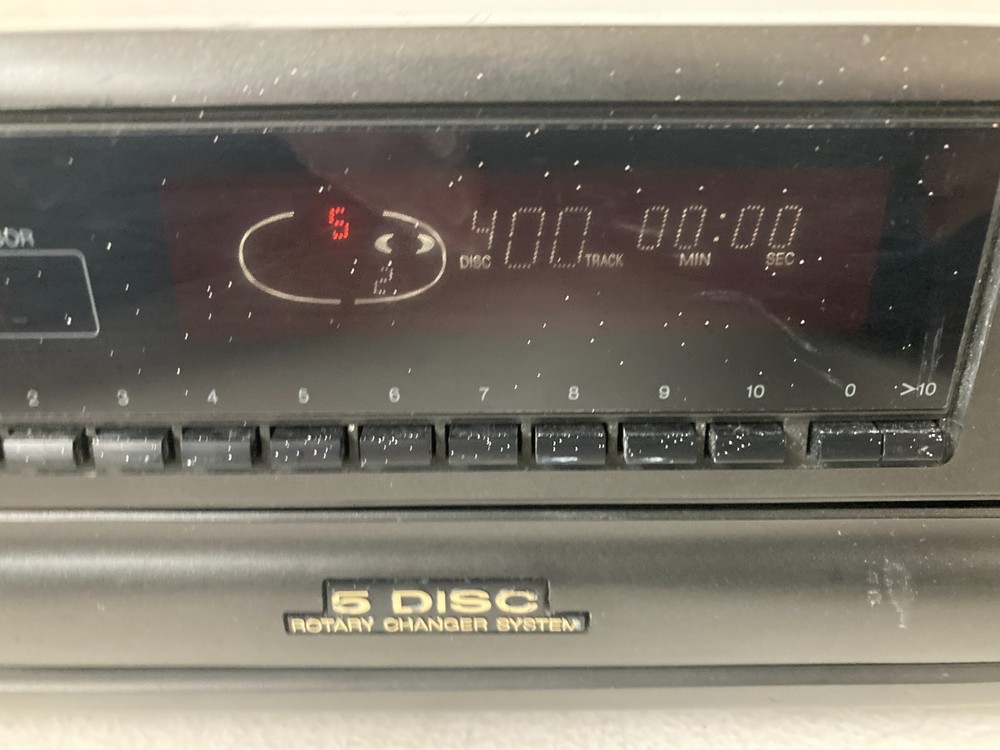 Technics SL-PD888 MASH 5 Disc Rotary Changer System Compact Disc Changer Tested