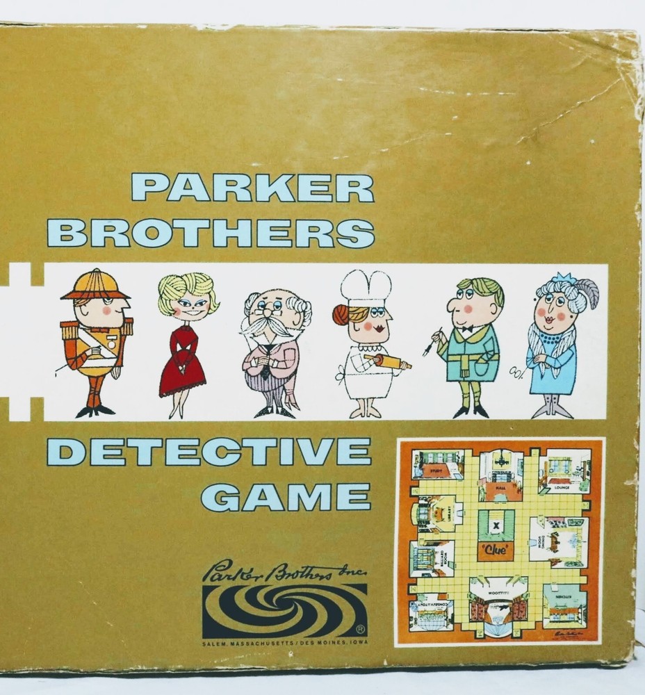 1950 Game Clue Detective Game