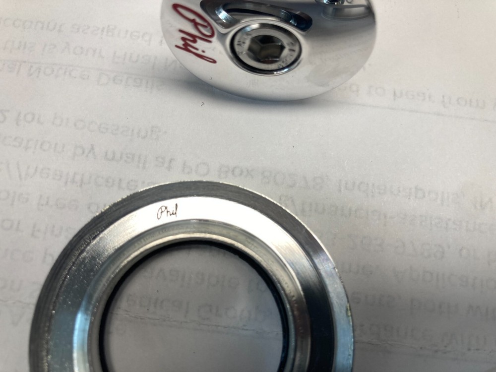 Phil Wood 1-1/8" Headset Silver