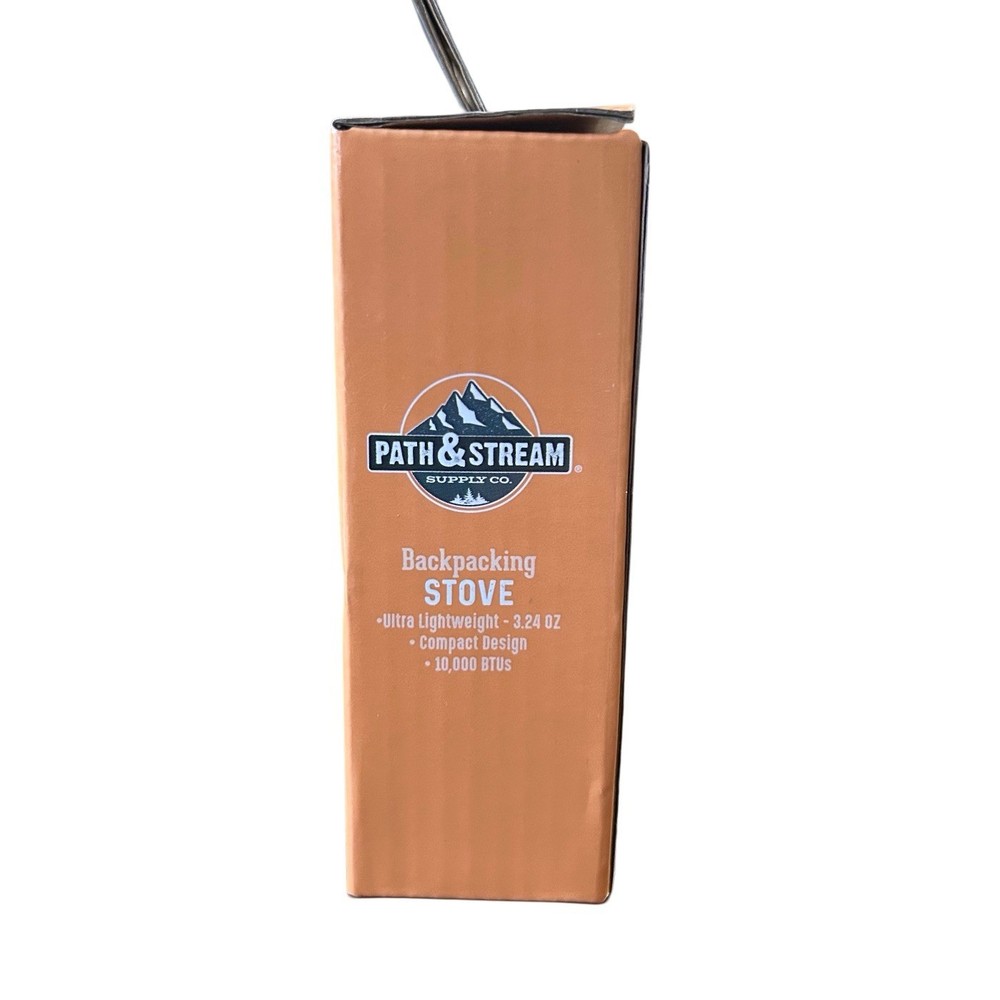 Path & Stream Portable Backpacking Stove & Storage Case Compact Lightweight New