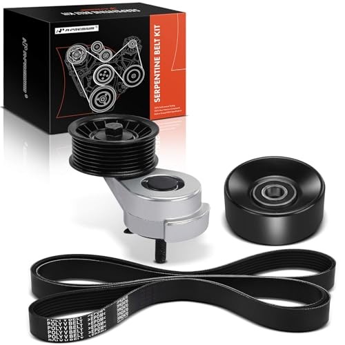 Engine Serpentine Belt Drive Component Kit Compatible with Dodge Durango 98
