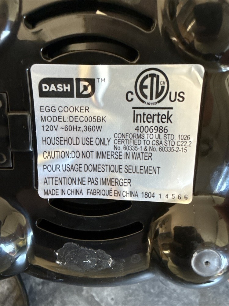 Dash Egg Cooker