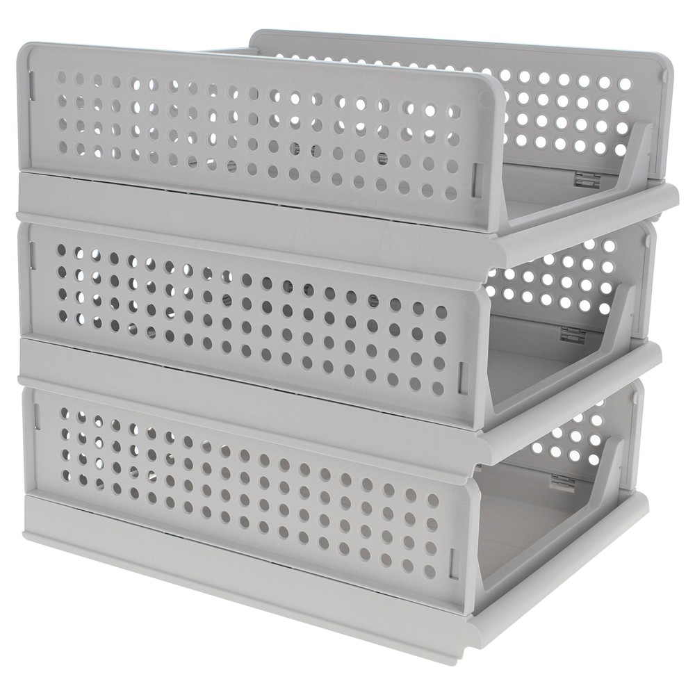 Creekview Home Emporium Stacking Drawer Organizer - 4 Plastic Stackable Drawers
