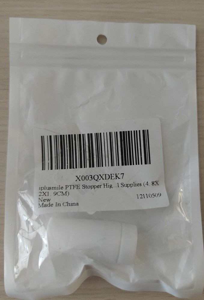 PTFE Stopper High Temperature Resistance PTFE Stopper Plug