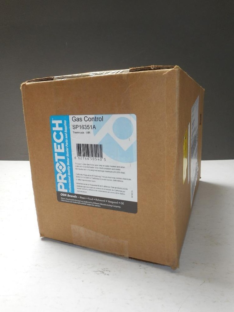 New in Box PROTECH Gas Control Thermostat WR for Rheem Ruud Vanguard GE Richmond