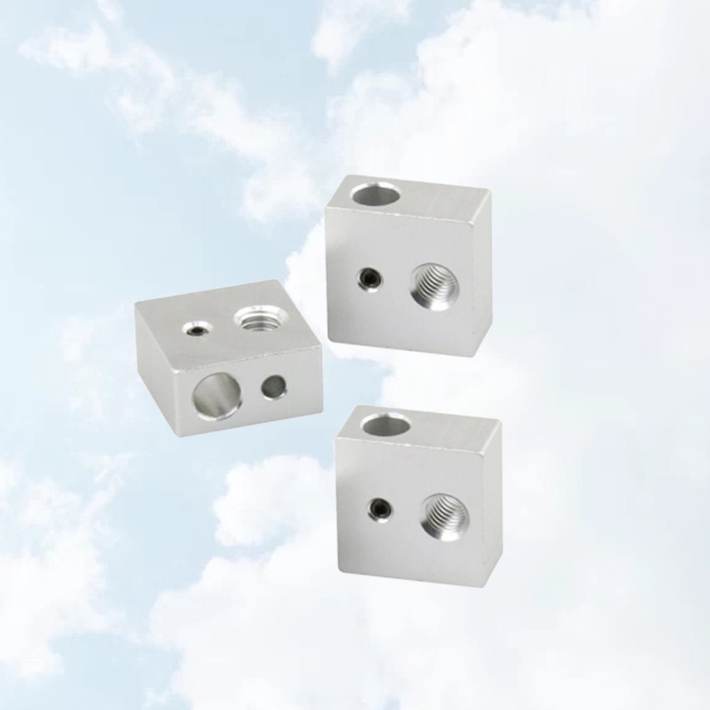 3 Pcs Printer Accessories Heater Block High Temperature Aluminum Heating
