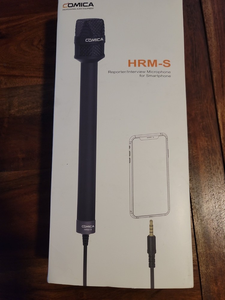 COMICA HRM‑S Smartphone Handheld Microphone with 3.5mm Plug