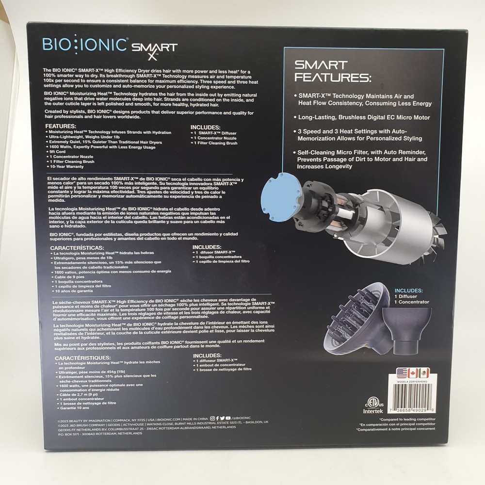 Bio Ionic SMART-X Hair Dryer
