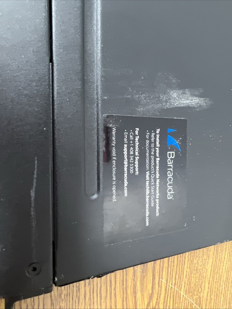 Barracuda Networks Spam Firewall 300, Power Tested