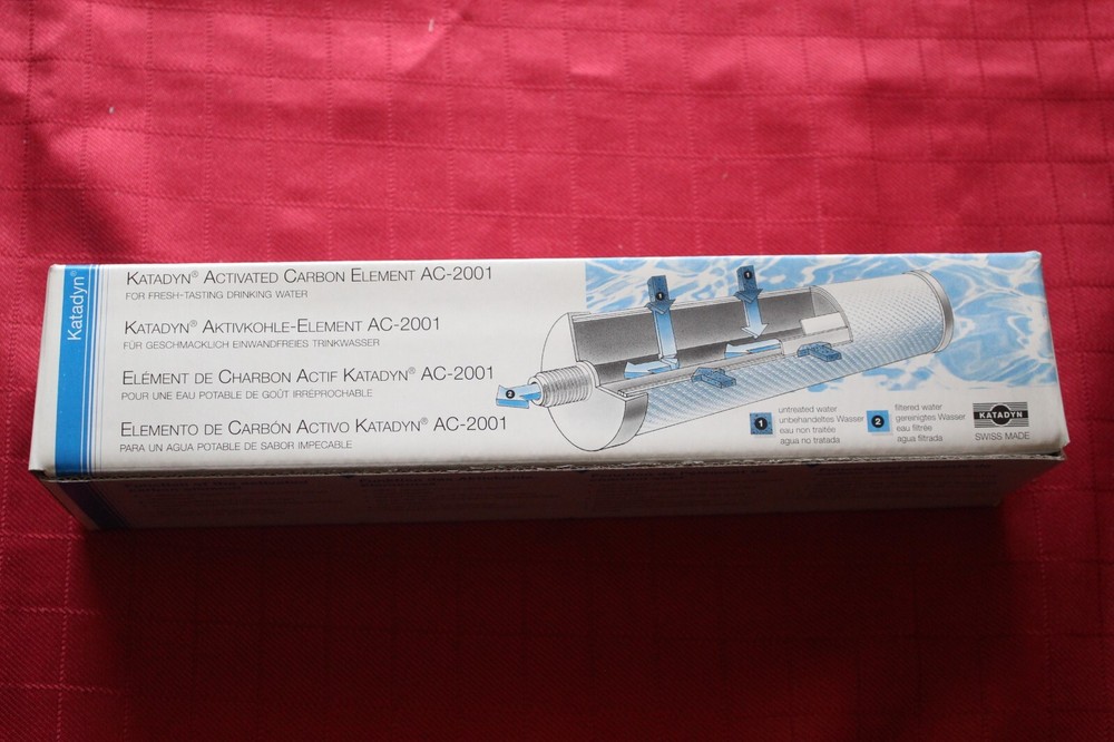 Katadyn Activated Carbon Replacement Element, model AC2001, New Old Stock