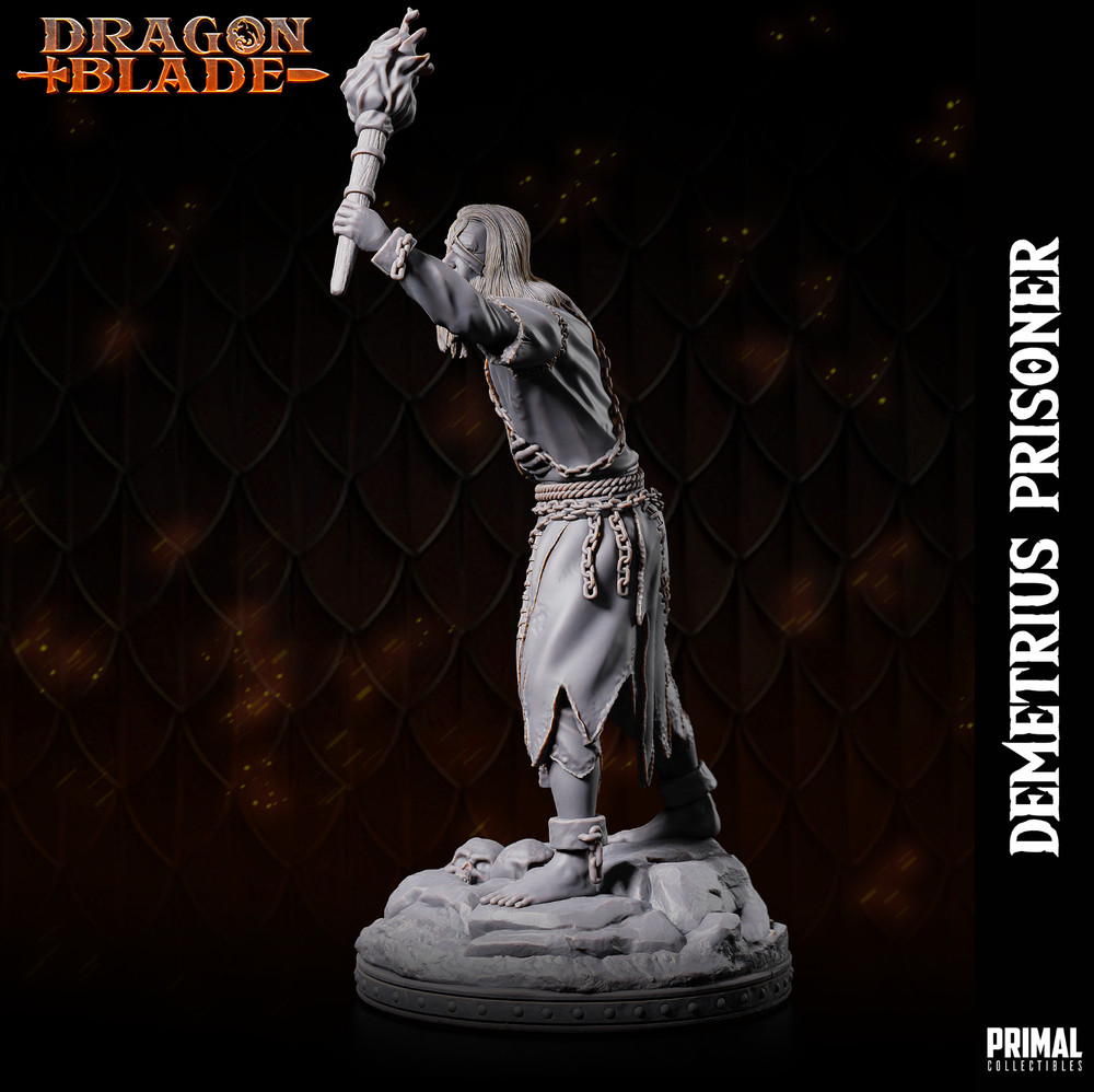 DnD Demetrius Prisoner 32mm Scale