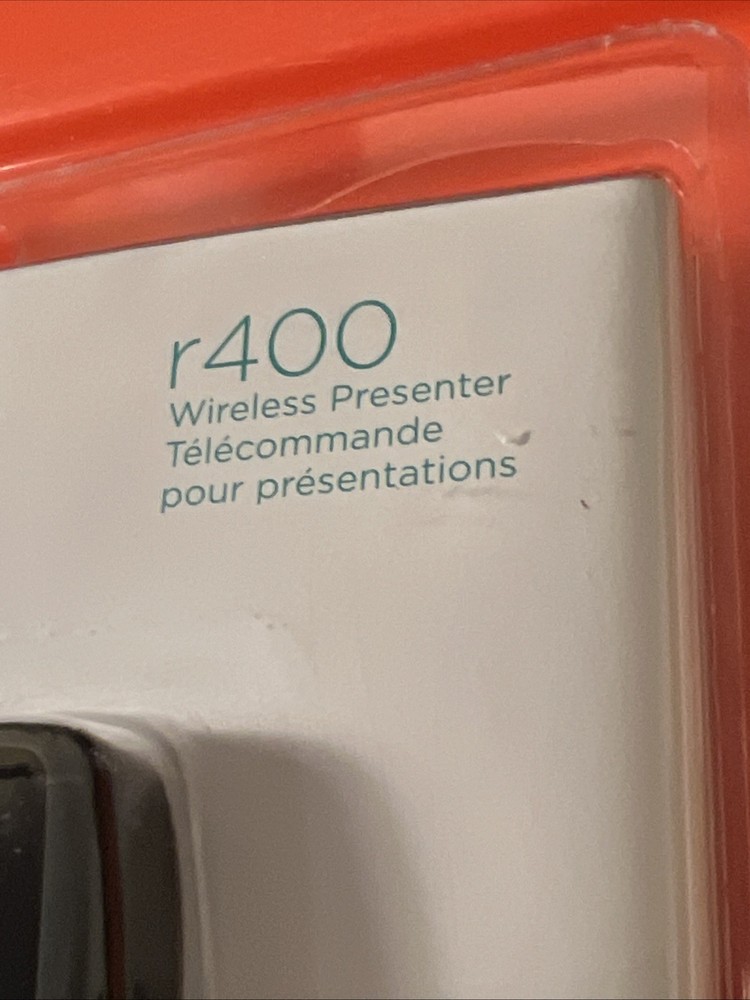 Logitech R400 Laser Presenter Remote Control & Pointer — Brand New Sealed