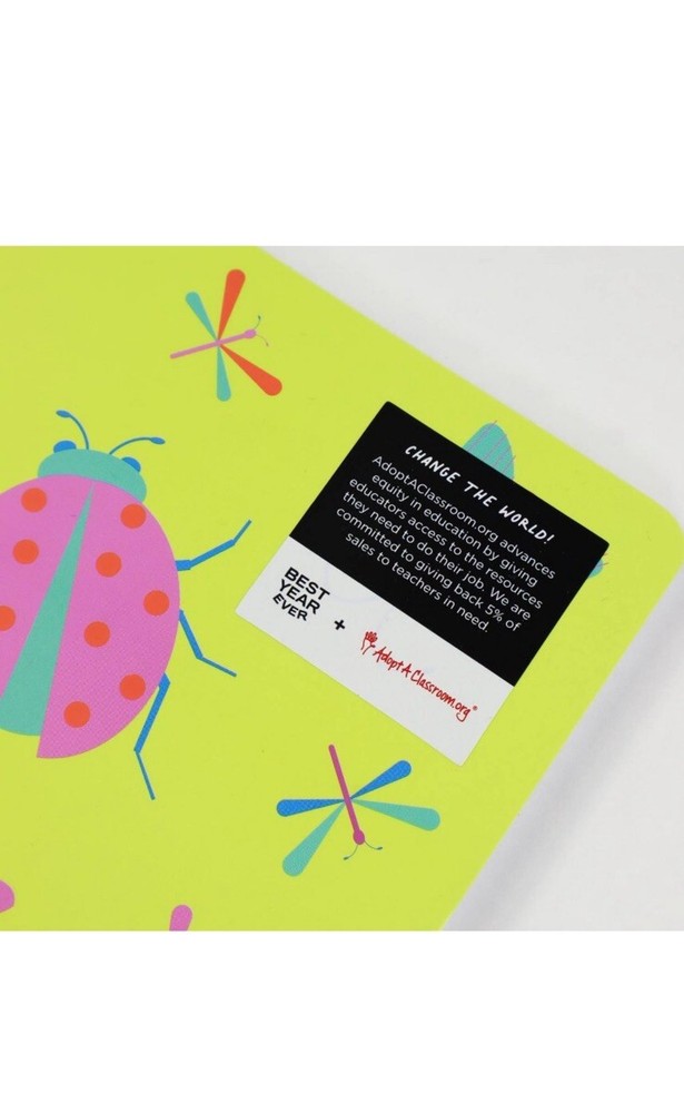 2 Pack-Best Year Ever Wide Ruled CompositionNotebook - Bugs (74sheets)