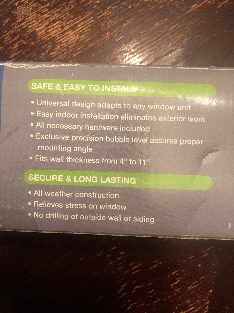 Alpine Hardware Universal A/C Support Bracket Medium/Light Duty 105lb Capacity