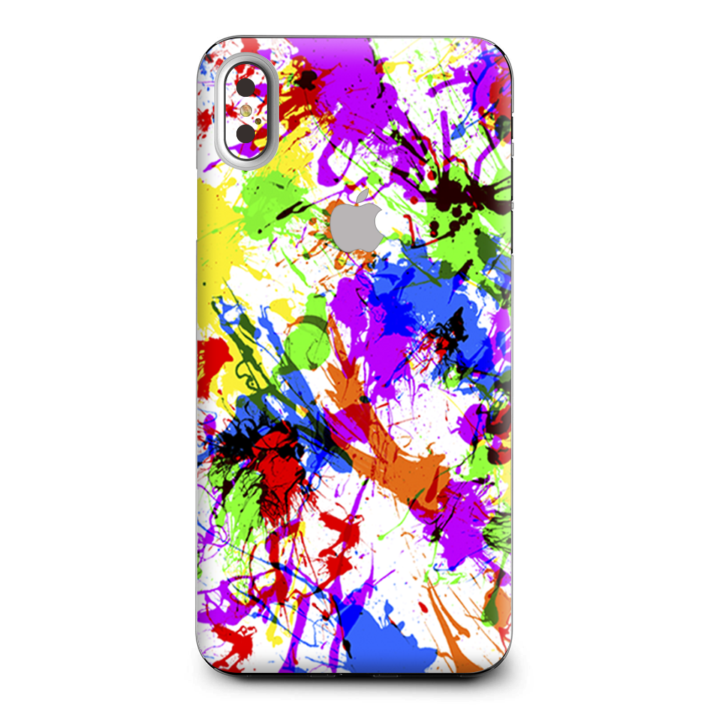 Skins Decal Wrap for Apple iPhone XS Max Paint Splatter