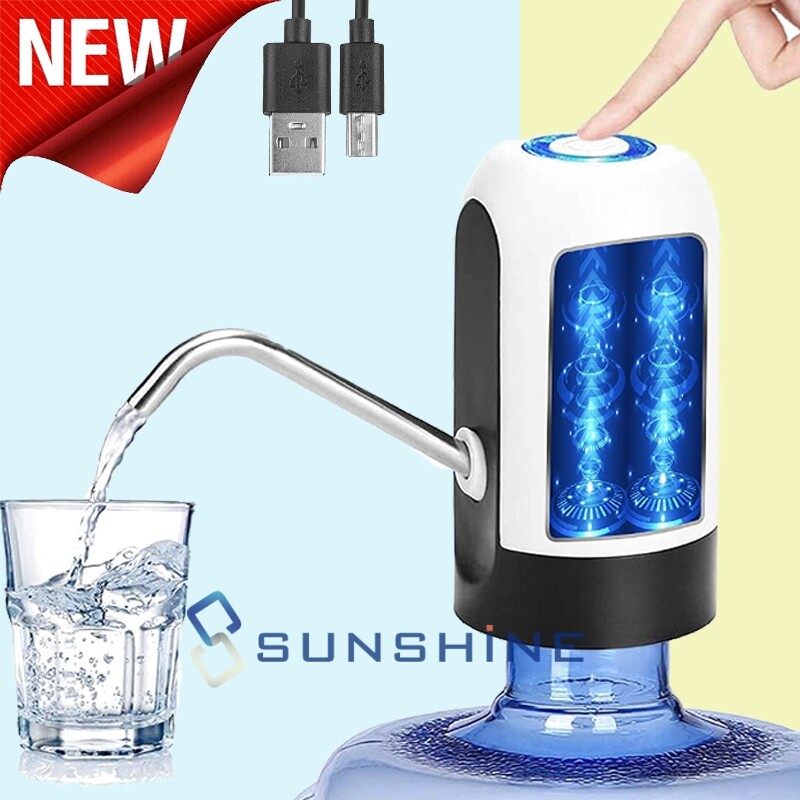 5 Gallon Automatic Water Bottle Pump Electric Switch Universal USB Jug Dispenser