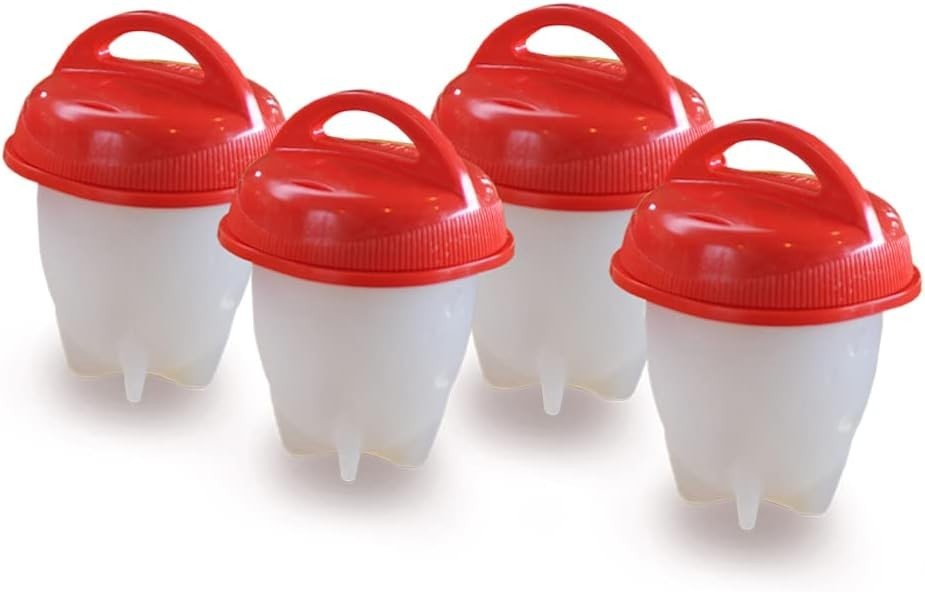 Egglettes Silicone Egg Cooker - Create Delicious Soft & Hard Boiled Eggs Easily
