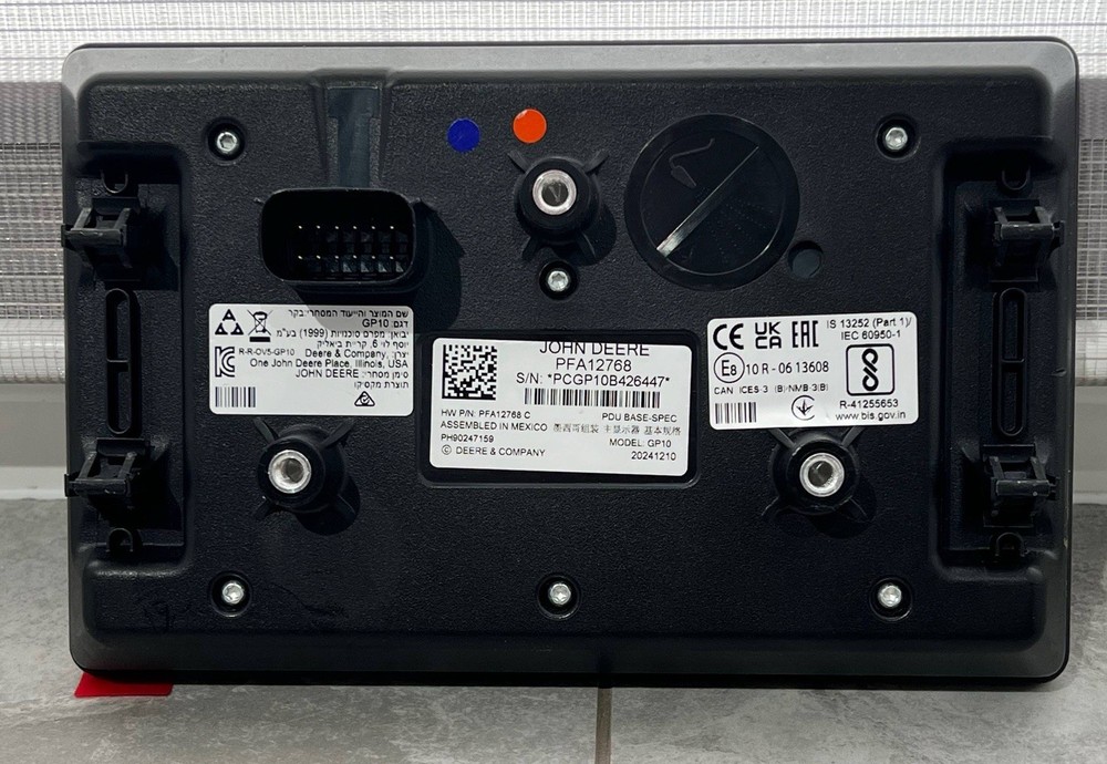 PFA12768 John Deere Display Module Original Pdu Base-spec Gp10 Cracked Screen