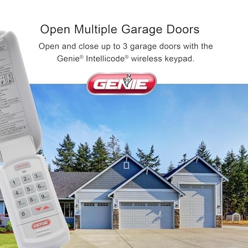 Wireless Keyless Garage Door Keypad - Secure Access for Intellicode Openers - Ea