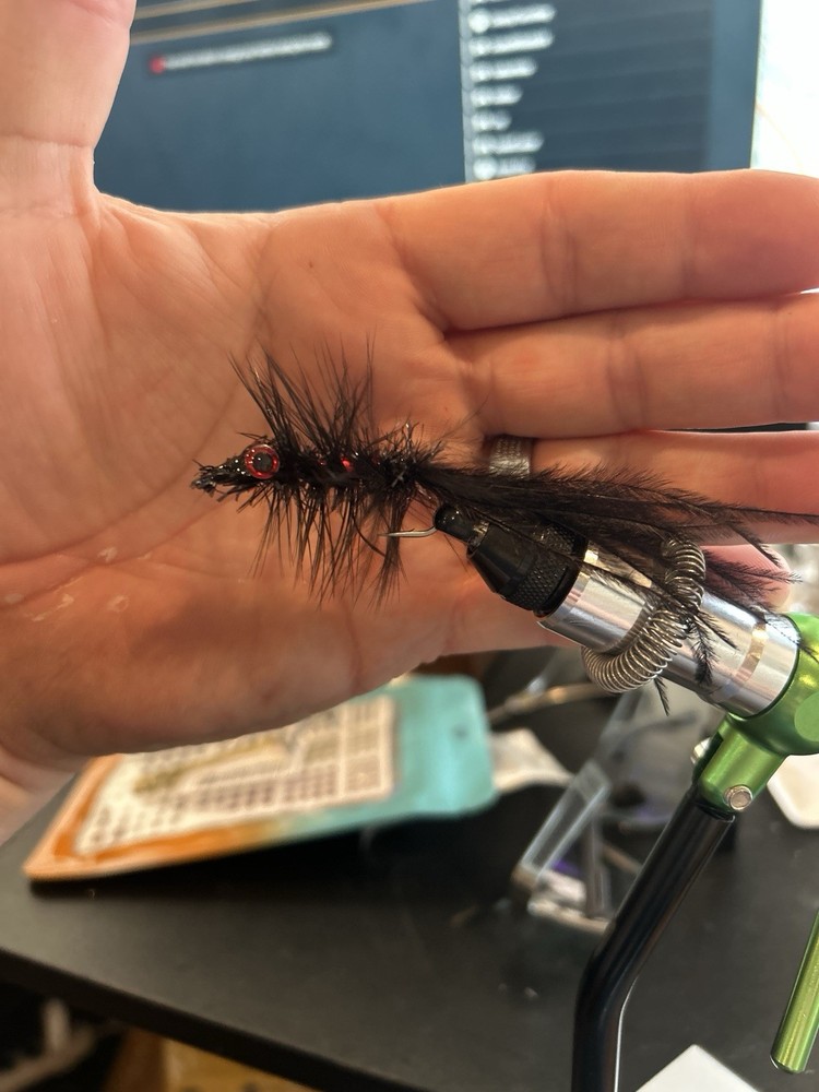 Size 2 Black Marauder streamer fly