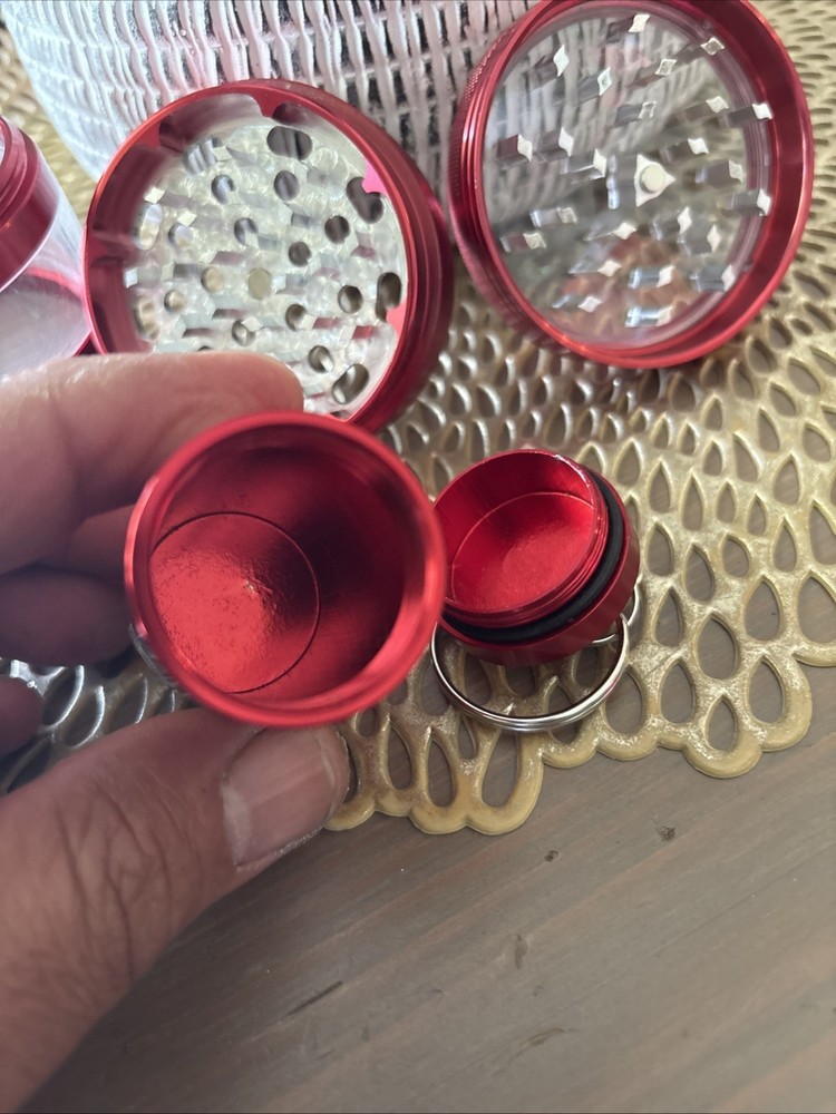 Complete Herb Grinder Kit Red