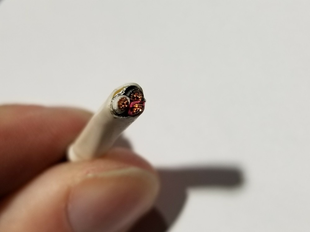 Belden 6201FE 16/3C Shielded Plenum Commercial Audio/Security Cable White /50ft