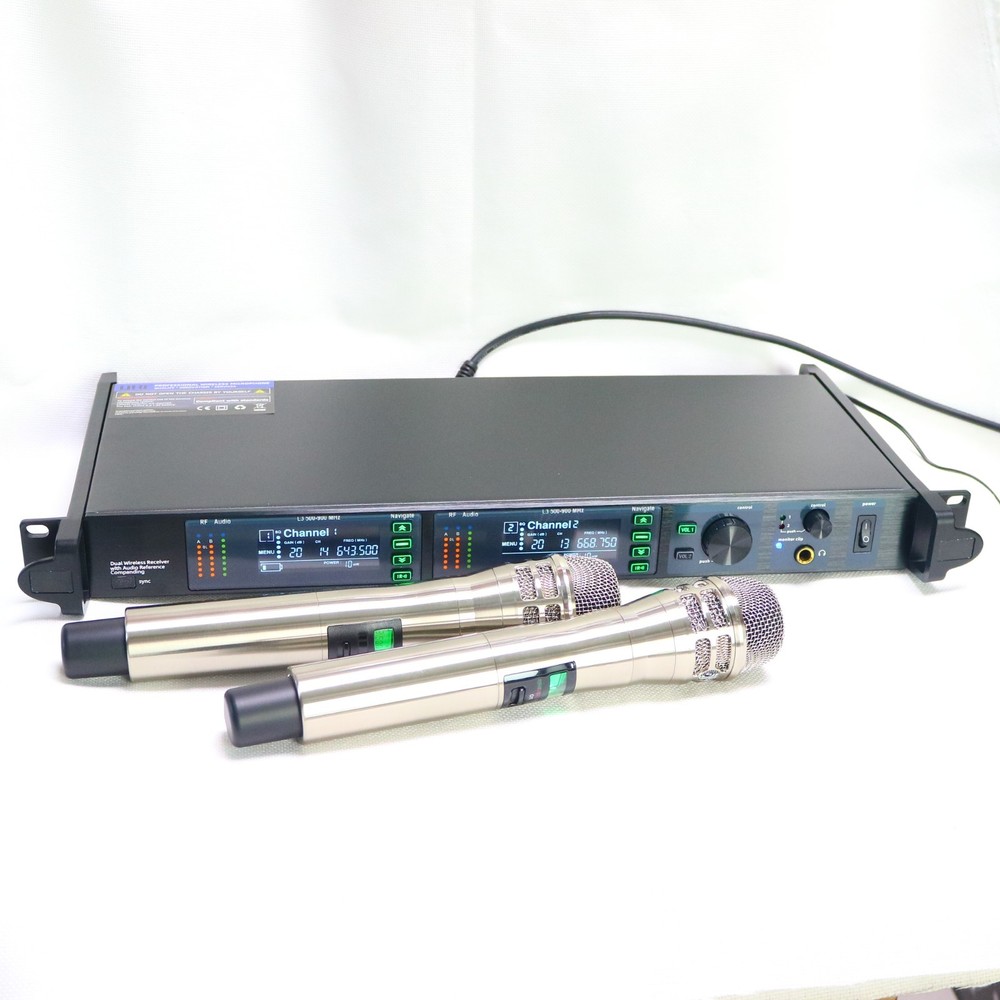 AD4D KSM8 Metal Silver Handheld Wireless Microphone System High Quality