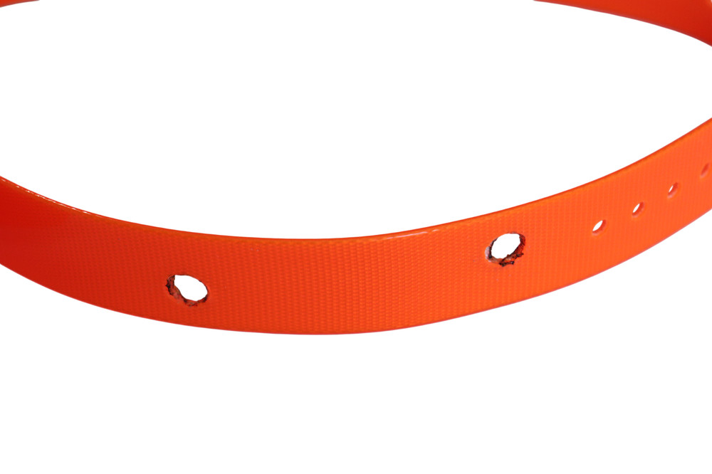 Garmin DC40 Orange Collar Strap 26.5" Replacement Strap Pre-Drilled Holes