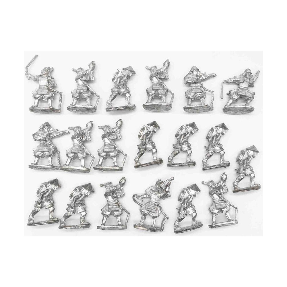 Old Glory Samurai Wars Mini Loose 25mm Samurai Command Collection #2 NM