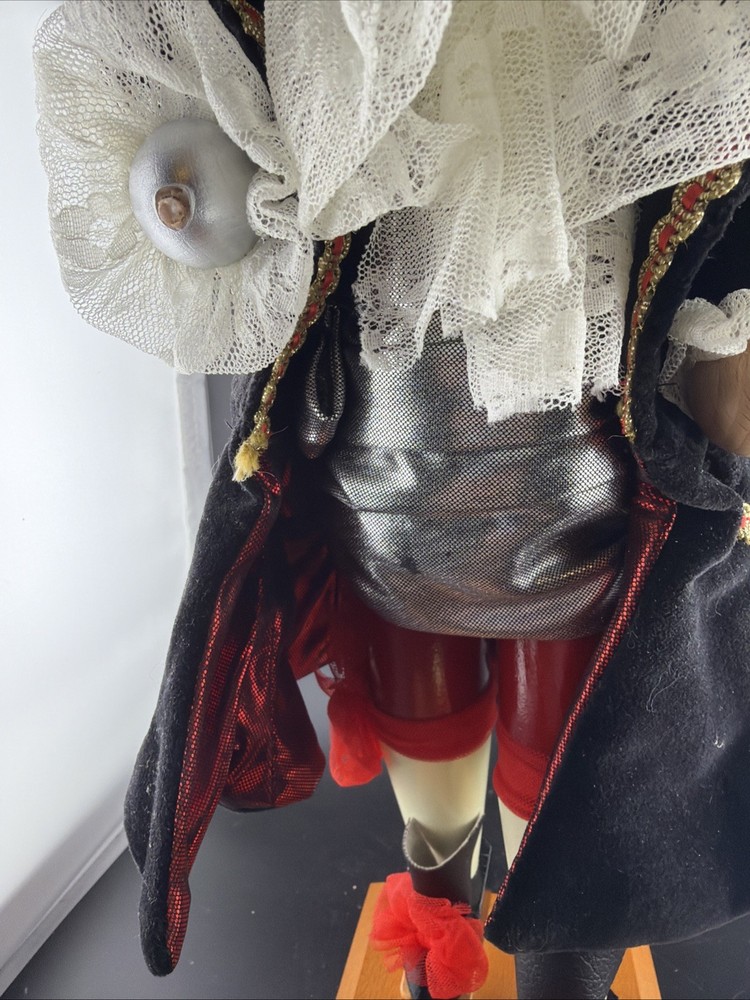 Vintage Signed Steinbach Captain Hook Nutcracker German Handcrafted 18" READ