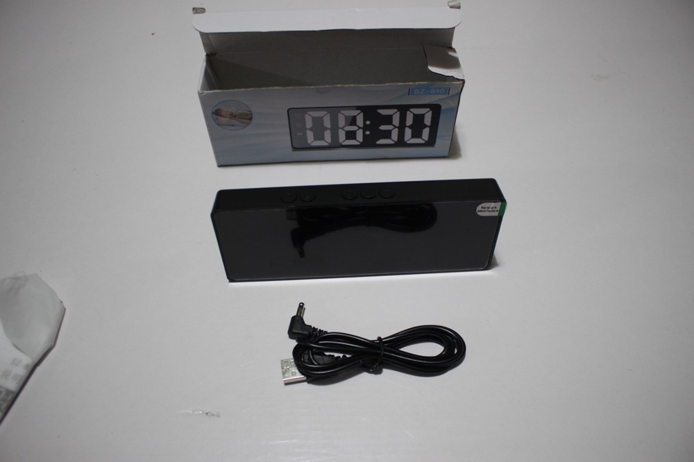 LED CLOCK SZ-810 BLACK