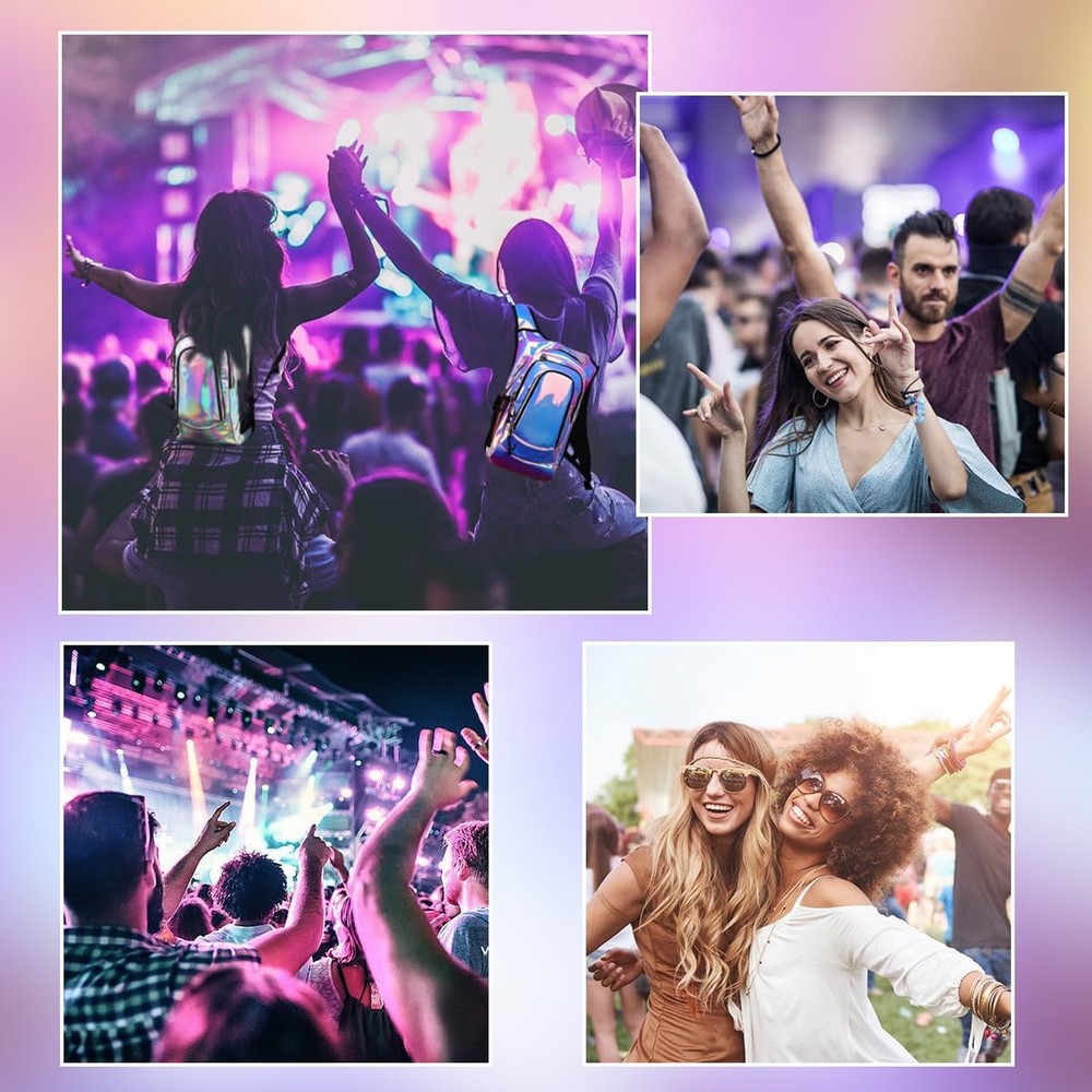 Hydration Backpack, Festival Rave Hydration Pack, Water Backpack with 2L Hydr...