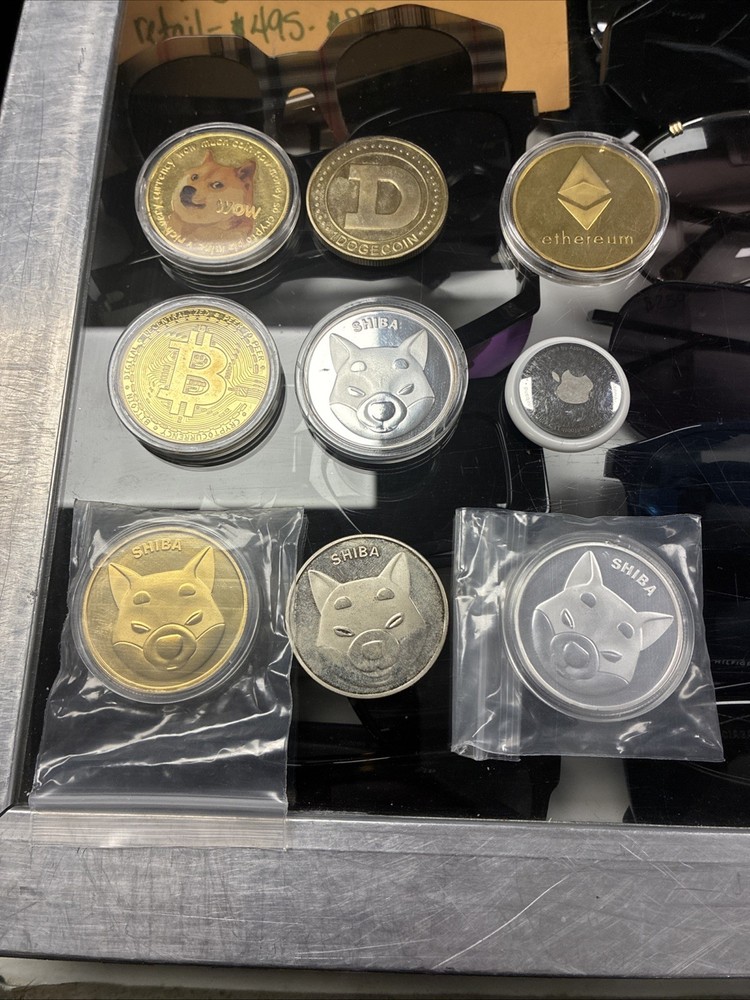 Bitcoin Collector Coins (9) In This Set