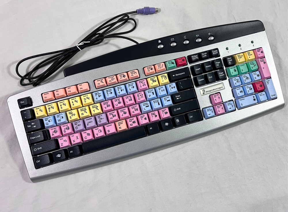 VTG Original Digidesign Pro Tools Custom Keyboard for PC Windows Pre-AVID Rare
