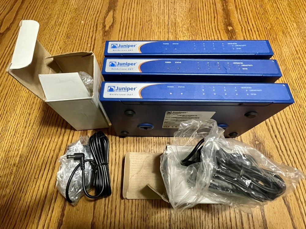 Lot of (3) Juniper Networks Netscreen Model NS 5GT  Network Firewall Switches