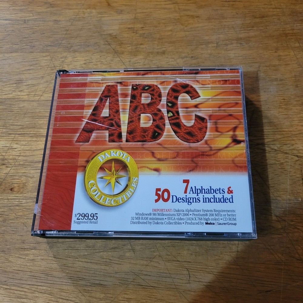 Dakota AlphaSizer Embroidery Software 2nd Edition Pc