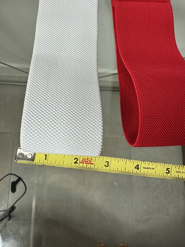 two elastic waistbands