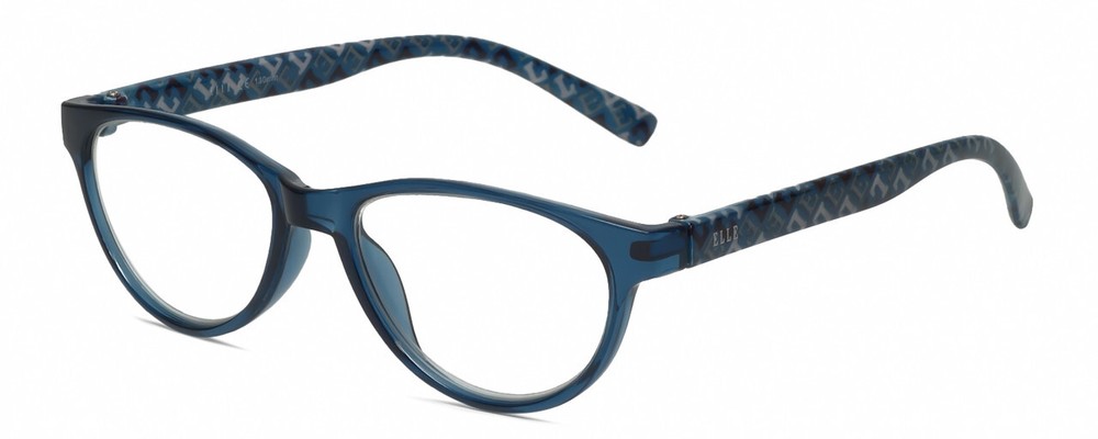 Elle Women's Multi-Focus Blue Light Blocking Glasses in Crystal Black White 51mm