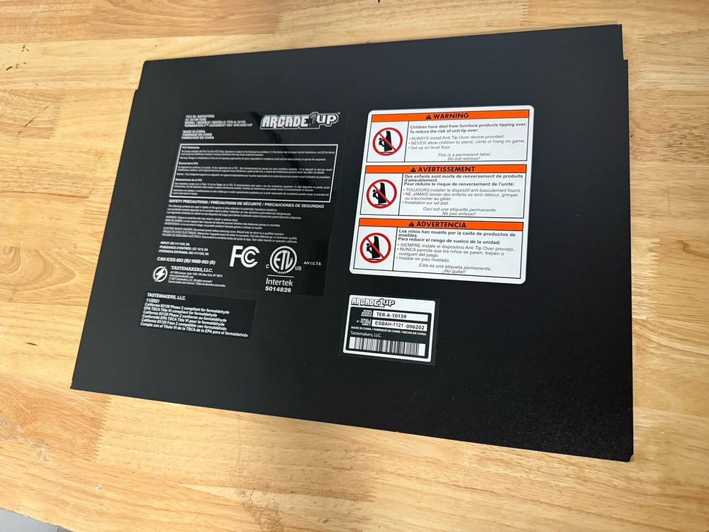 Arcade1Up Terminator 2 Judgement Day Panel H Only