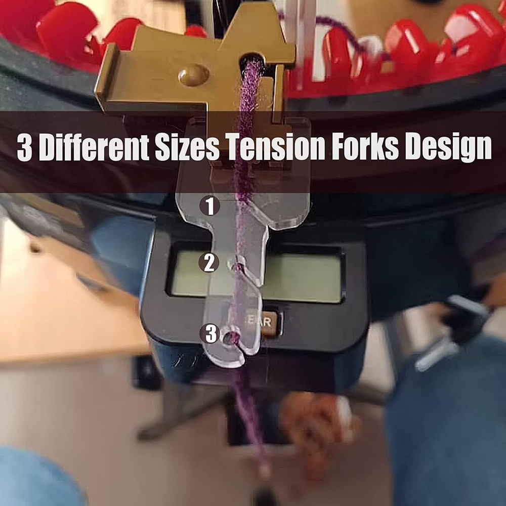 Knitting machine tensioner accessories