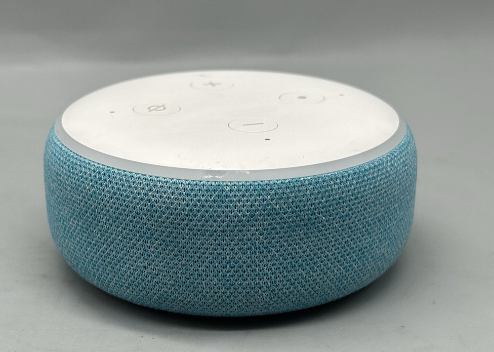 Amazon Echo Dot Kids Edition Blue Smart Speaker Unit Only 3rd Gen - Tested