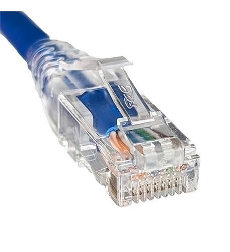 ICC ICCICPCSY07BL Cat6 Slim 7 Ft Ethernet Patch Cable Blue 10 Pack