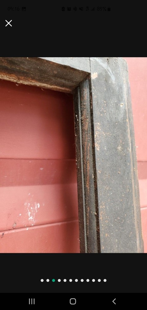 Extra large wooden window frame