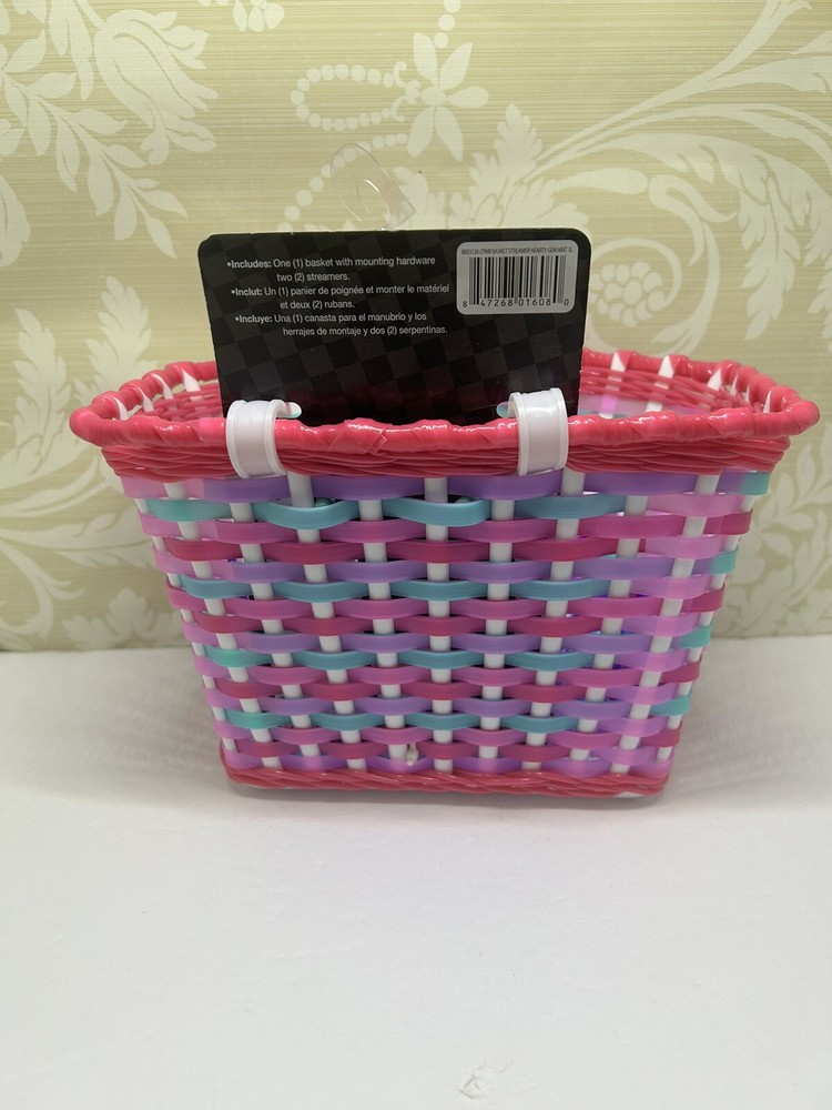 Raskullz Bicycle Basket & Streamer Combo