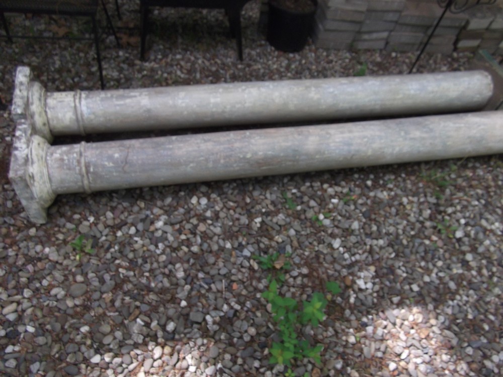 Architectural Vintage Wood Columns - Beautiful