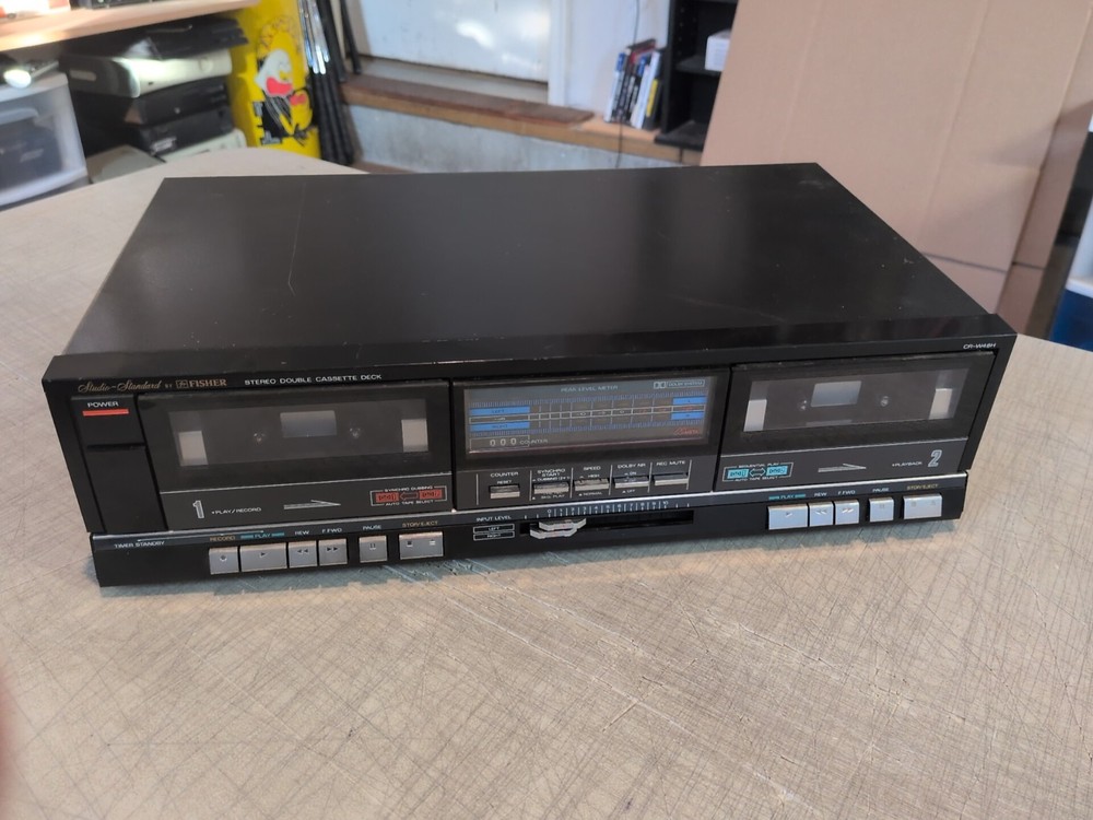 Vintage Fisher CR-W48H Cassette Deck UNTESTED