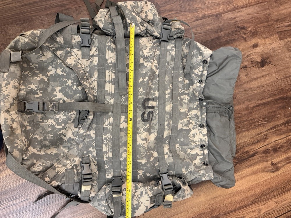 USGI Large Rucksack ACU Pattern Camouflage military backpack with frame *USED*