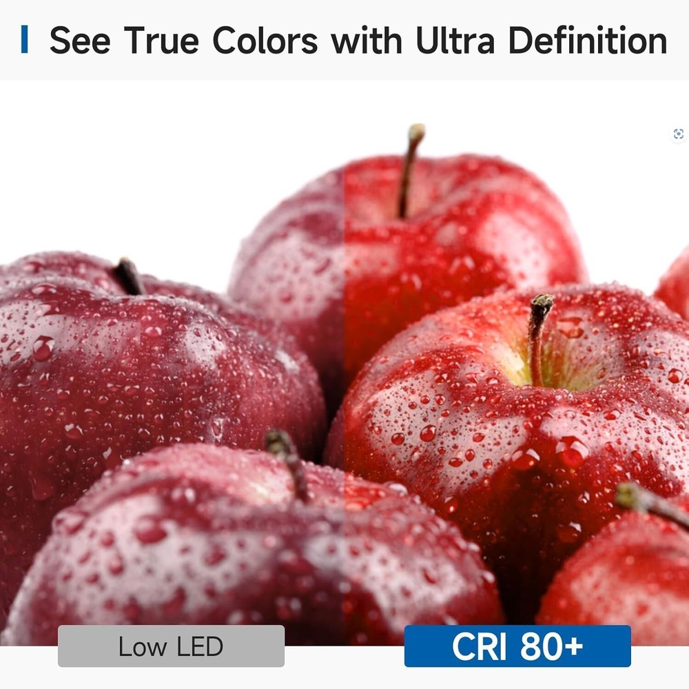 6 Pack LED Candelabra Bulbs C37 E12 Ceiling Fan Light Bulbs 5000K Daylight White