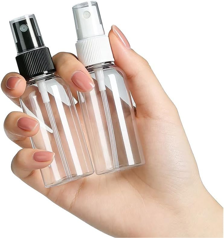Thickened 1 Oz Plastic Travel Sprayers - Leak-Proof 2 Pack for Versatile Use